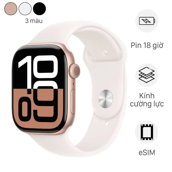 Top 1 so sánh giá Apple Watch Series 10 GPS + Cellular 42mm viền nhôm dây vải - Tìm sản phẩm giá rẻ nhất - Ảnh 90