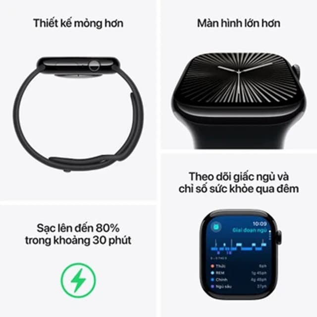 Top 1 so sánh giá Apple Watch Series 10 GPS + Cellular 46mm viền nhôm dây vải - Tìm sản phẩm giá rẻ nhất - Ảnh 12