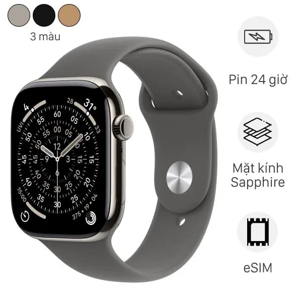 So sánh giá Apple Watch Series 11 GPS 42mm viền nhôm dây thể thao rẻ nhất? - Ảnh 8