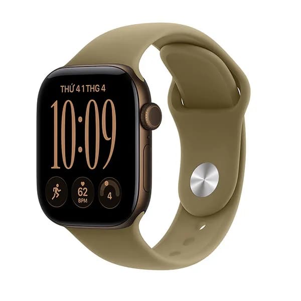Apple Watch Series 12 GPS 42mm viền nhôm dây silicone - Ảnh 1