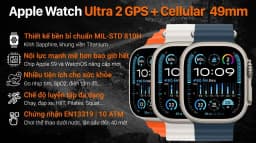 So sánh giá Apple Watch Ultra 2 GPS + Cellular 49mm viền Titanium dây Ocean - Tìm sản phẩm giá rẻ nhất - Ảnh 2