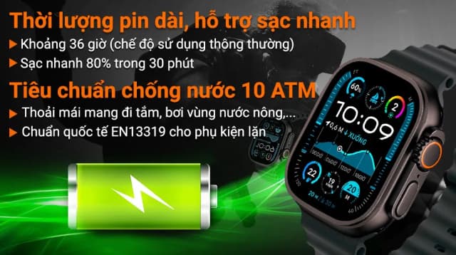 Top 1 so sánh giá Apple Watch Ultra 2 GPS + Cellular 49mm viền Titanium dây Ocean - Tìm sản phẩm giá rẻ nhất - Ảnh 15