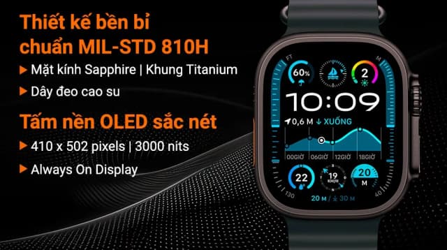Top 1 so sánh giá Apple Watch Ultra 2 GPS + Cellular 49mm viền Titanium dây Ocean - Tìm sản phẩm giá rẻ nhất - Ảnh 25