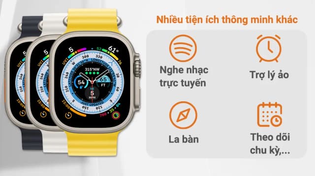 Top 1 so sánh giá Apple Watch Ultra 2 GPS + Cellular 49mm viền Titanium dây Ocean - Tìm sản phẩm giá rẻ nhất - Ảnh 41