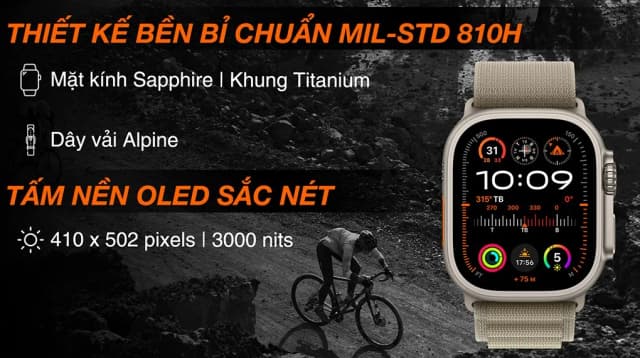 Top 1 so sánh giá Apple Watch Ultra 2 GPS + Cellular 49mm viền Titanium dây Ocean - Tìm sản phẩm giá rẻ nhất - Ảnh 58