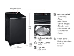 Máy giặt Aqua 11 kg AQW-FR110JT BK - Giá rẻ nhất hôm nay - Ảnh 4
