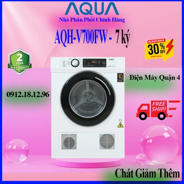 So sánh giá Máy sấy thông hơi Aqua 7 kg AQH-V700FW rẻ nhất? - Ảnh 20