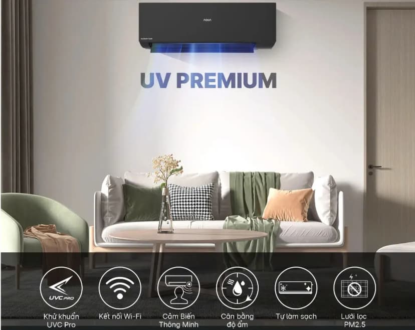 Máy lạnh Aqua Inverter 1 HP AQA-RUV10SAW - Giá rẻ nhất hôm nay - Ảnh 16