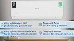 Máy lạnh AQUA Inverter 1 HP AQA-RV10QA2 - Giá rẻ nhất hôm nay - Ảnh 2