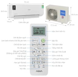 Máy lạnh AQUA Inverter 1 HP AQA-RV10QA2 - Giá rẻ nhất hôm nay - Ảnh 3