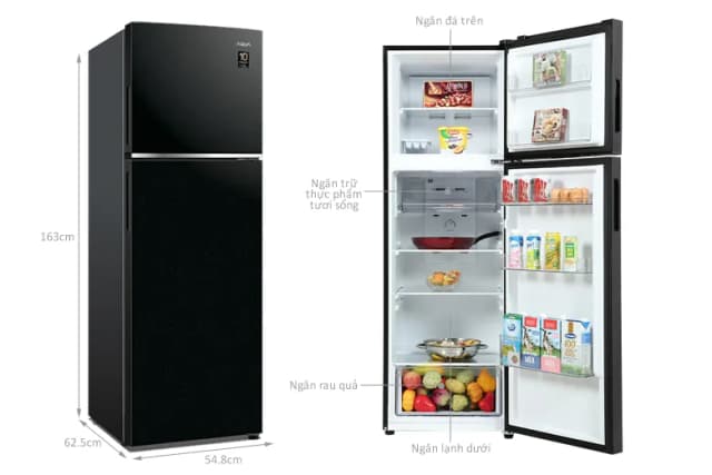 So sánh giá Tủ lạnh Aqua Inverter 283 lít AQR-T299FA(SL) rẻ nhất? - Ảnh 19