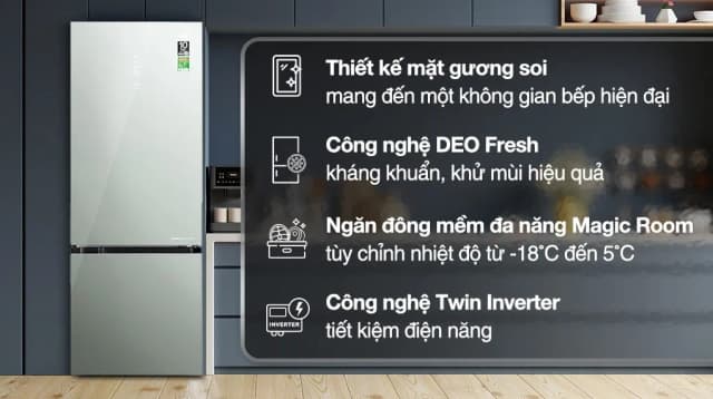 So sánh giá Tủ lạnh Aqua Inverter 292 lít AQR-B350MA(GM) rẻ nhất? - Ảnh 4