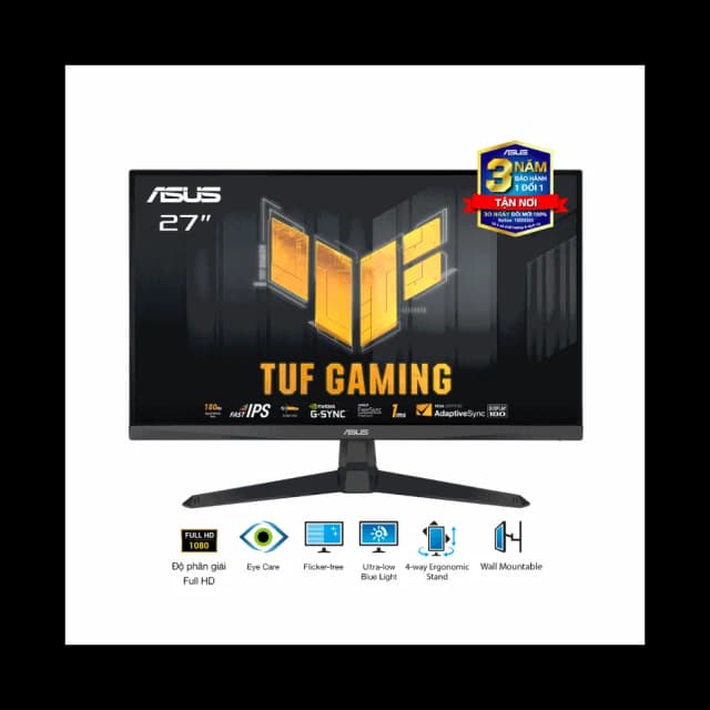 So sánh giá Màn hình Gaming Asus TUF VG279Q3R (27 inch, Full HD, Fast IPS, 180Hz, 1ms) rẻ nhất? - Ảnh 16