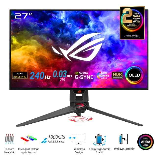 So sánh giá Màn hình Gaming Asus ROG Strix XG27ACDMS (26.5 inch QHD, QD-OLED, 280Hz, 0.03ms) rẻ nhất? - Ảnh 16