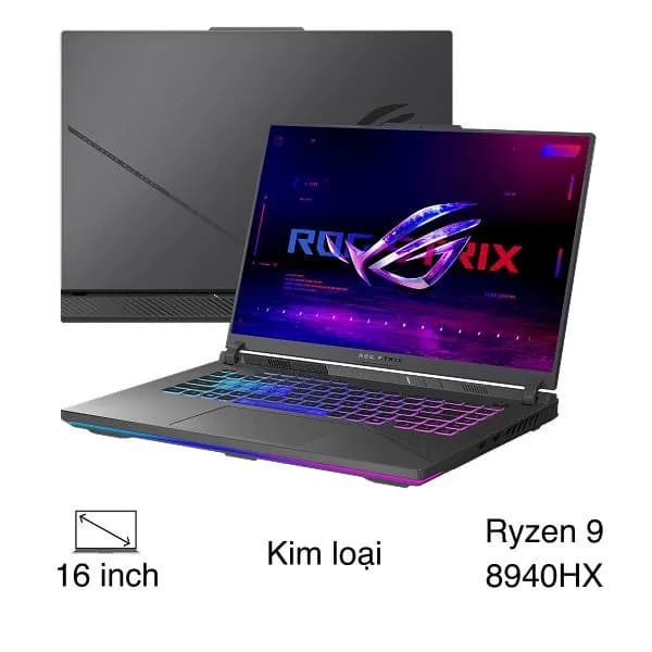 Laptop Asus Gaming ROG Strix G16 G614PM - TS147W (R9 8940HX, 16GB, 512GB, RTX 5060 8GB, WQXGA 300Hz, Win11) - Ảnh 35