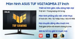 Màn hình Gaming Asus TUF VG27AQM5A (27 inch, QHD, Fast IPS, 300Hz, 1ms) - Giá rẻ nhất hôm nay - Ảnh 7