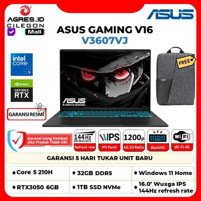 Top 1 so sánh giá Laptop Asus Gaming V16 V3607VJ - RP071W (Core 5 210H, 16GB, 512GB, RTX 3050 6GB, WUXGA 144Hz, Win11) - Tìm sản phẩm giá rẻ nhất - Ảnh 15