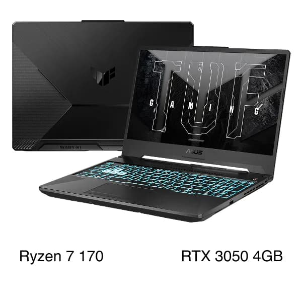 Laptop Asus TUF Gaming FA506NCQ - HN005W (R7 170, 16GB, 512GB, RTX 3050 4GB, Full HD 144Hz, Win11) - Giá rẻ nhất hôm nay - Ảnh 1
