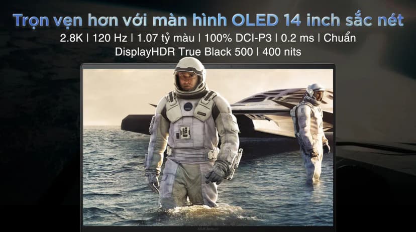 Laptop Asus Zenbook S 14 UX5406SA - PV140WS (Ultra 7 258V, 32GB, 1TB, 2.8K OLED 120Hz, OfficeHS, Win11) - Giá rẻ nhất hôm nay - Ảnh 4