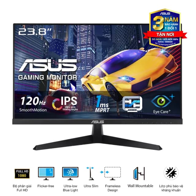 So sánh giá Màn hình Asus VA249HG-R 23.8 inch FHD/IPS/120Hz/1ms rẻ nhất? - Ảnh 3