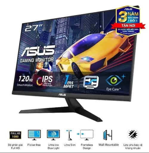 So sánh giá Màn hình Asus VA279HG-R 27 inch FHD/IPS/120Hz/1ms rẻ nhất? - Ảnh 9