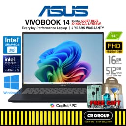 So sánh giá Laptop Asus Vivobook 14 X1407CA - LY008W (Ultra 5 225H, 16GB, 512GB, WUXGA, Win11) - Tìm sản phẩm giá rẻ nhất - Ảnh 9