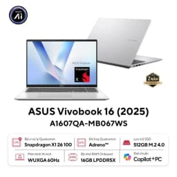 Laptop Asus Vivobook 16 A1607QA - MB067W (X1 26 100, 16GB, 512GB, WUXGA, Win11)