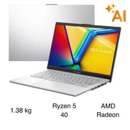 Laptop Asus Vivobook Go 14 E1404FA - EB1832W (R5 40, 8GB, 512GB, Full HD, Win11) - Giá rẻ nhất hôm nay - Ảnh 1
