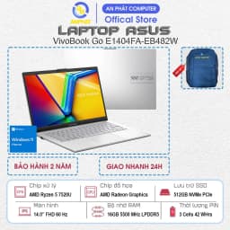 Laptop Asus Vivobook Go E1404FA - EB482W (R5 7520U, 16GB, 512GB, Full HD, Win11) - Giá rẻ nhất hôm nay - Ảnh 9