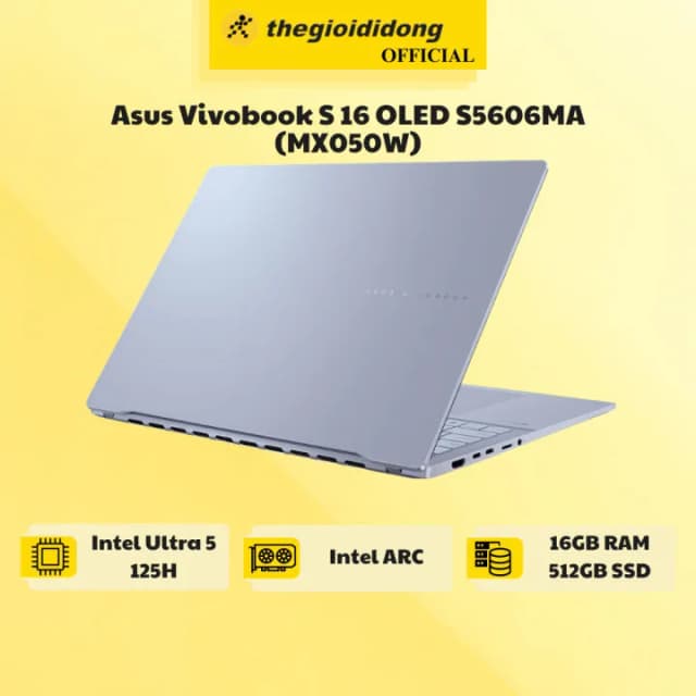Top 1 so sánh giá Laptop Asus Vivobook S 16 OLED S5606MA - MX050W (Ultra 5 125H, 16GB, 512GB, 3.2K OLED 120Hz, Win11) - Tìm sản phẩm giá rẻ nhất - Ảnh 15