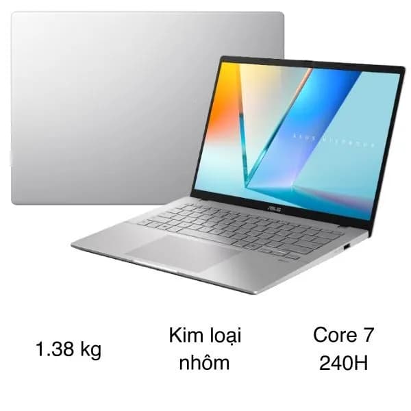 Laptop Asus Vivobook S14 S3407VA - LY256W (Core 7 240H, 16GB, 512GB, WUXGA OLED, Win11) - Ảnh 17