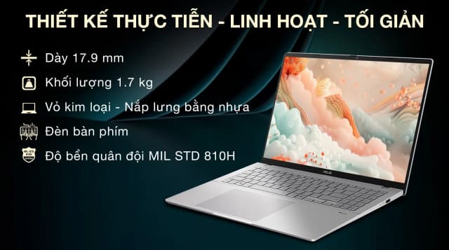 Top 1 so sánh giá Laptop Asus Vivobook S16 S3607VA - RP155WS (Core 5 210H, 16GB, 512GB, WUXGA 144Hz, OfficeH24+365, Win11) - Tìm sản phẩm giá rẻ nhất - Ảnh 3