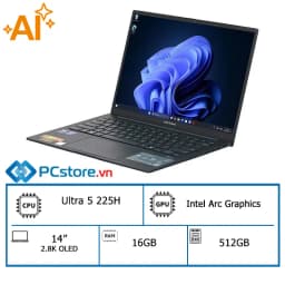 So sánh giá Laptop Asus ZenBook 14 UX3405CA - ST628W (Ultra 5 225H, 16GB, 512GB, 3K OLED 120Hz, Win11) - Tìm sản phẩm giá rẻ nhất - Ảnh 5