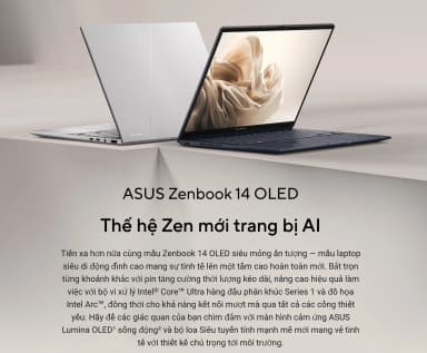 Laptop Asus Zenbook 14 UX3405CA - PZ204WS (Ultra 9 285H, 32GB, 1TB, 2.8K 120Hz, Cảm ứng, OfficeH24+365, Win11) - 15