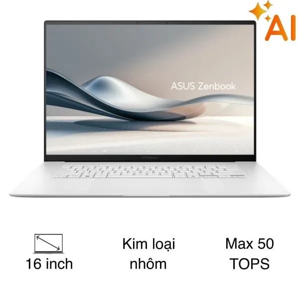 Laptop Asus Zenbook S 16 UM5606GA - SS441W (R9 AI 465, 16GB, 512GB, 3K OLED 120Hz, Win11) - Ảnh 45