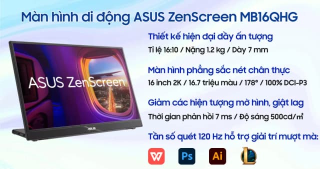 Top 1 so sánh giá Màn hình di động Asus ZenScreen MB16FC (16 inch, WUXGA, IPS, 75Hz, 5ms) - Tìm sản phẩm giá rẻ nhất - Ảnh 77