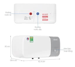 So sánh giá Máy nước nóng gián tiếp Atlantic 20 lít 2500W SWH 20H M Ondeo HZ - Tìm sản phẩm giá rẻ nhất - Ảnh 7