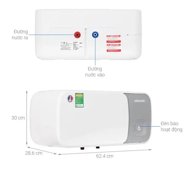 So sánh giá Máy nước nóng gián tiếp Atlantic 20 lít 2500W SWH 20H M Ondeo HZ - Tìm sản phẩm giá rẻ nhất - Ảnh 7