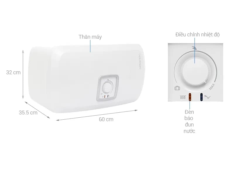 So sánh giá Máy nước nóng gián tiếp Atlantic 20 lít 2500W SWH 20H M Ondeo HZ - Tìm sản phẩm giá rẻ nhất - Ảnh 10