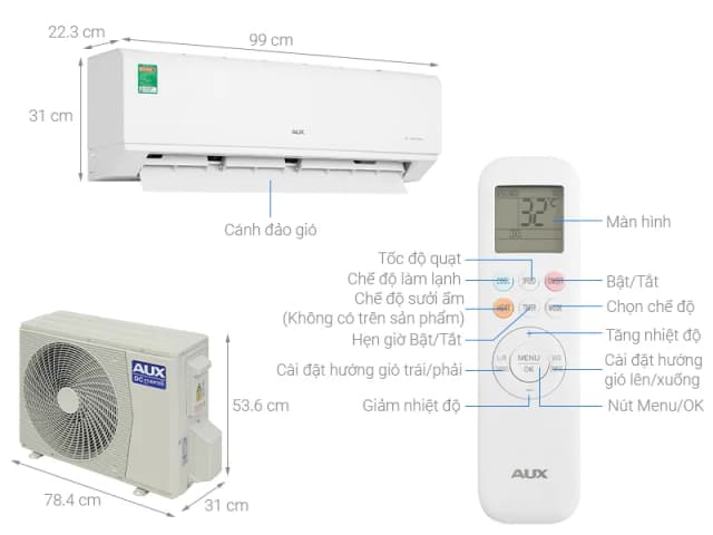 So sánh giá Máy lạnh AUX Inverter 2 HP AW18CAA4DI-5VN rẻ nhất? - Ảnh 16