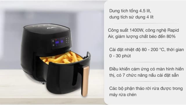 So sánh giá Nồi chiên không dầu AVA 4 lít AF358T rẻ nhất? - Ảnh 16
