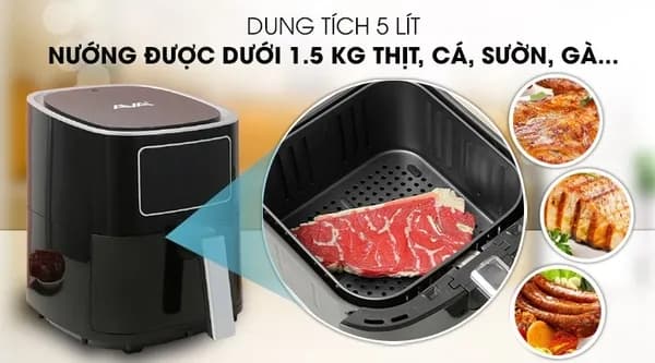 So sánh giá Nồi chiên không dầu AVA 5 lít AF40155D rẻ nhất? - Ảnh 15