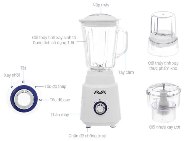 So sánh giá Máy xay sinh tố đa năng AVA BL458 rẻ nhất? - Ảnh 15