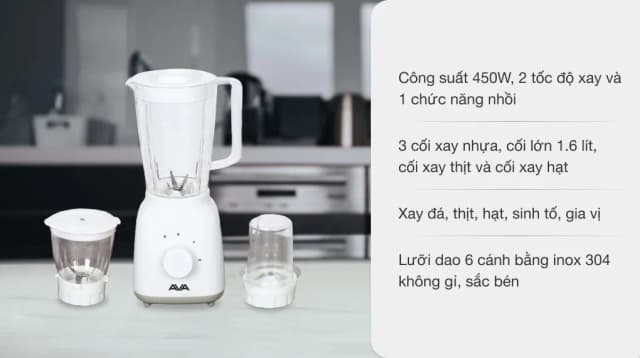 Top 1 so sánh giá Máy xay sinh tố đa năng AVA BL9006-GS - Tìm sản phẩm giá rẻ nhất - Ảnh 18