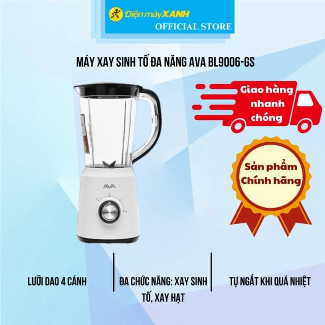 Top 1 so sánh giá Máy xay sinh tố đa năng AVA BL9006-GS - Tìm sản phẩm giá rẻ nhất - Ảnh 4