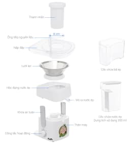 So sánh giá Máy ép trái cây AVA GS-331 - Tìm sản phẩm giá rẻ nhất - Ảnh 2