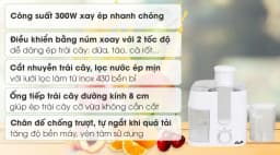 So sánh giá Máy ép trái cây AVA GS-331 - Tìm sản phẩm giá rẻ nhất - Ảnh 7