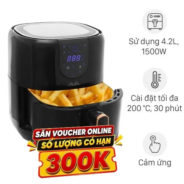 Nồi chiên không dầu AVA 4.2 lít HB-8033 - Ảnh 20