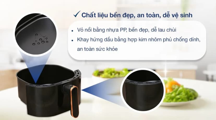 So sánh giá Nồi chiên không dầu AVA 4.2 lít HB-8033 - Tìm sản phẩm giá rẻ nhất - Ảnh 3