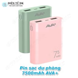 So sánh giá Pin sạc dự phòng 7500 mAh 10W AVA+ LJ JP199 - Tìm sản phẩm giá rẻ nhất - Ảnh 1